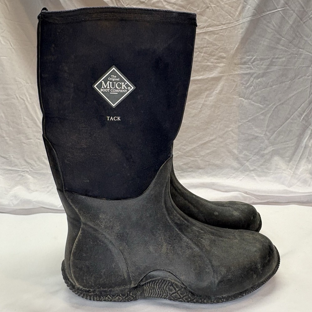 The Original Muck Boot Co. Tack Calf High Boots Rubber Mens 12 Womens 13